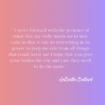 Small Self-Care Practices